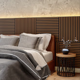 VW60 Acoustic Slat Panels - Walnut